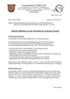 PDF öffnet: Amtliche Mitteilung Stellenausschreibung, Baulandsicherung, Frostsperre